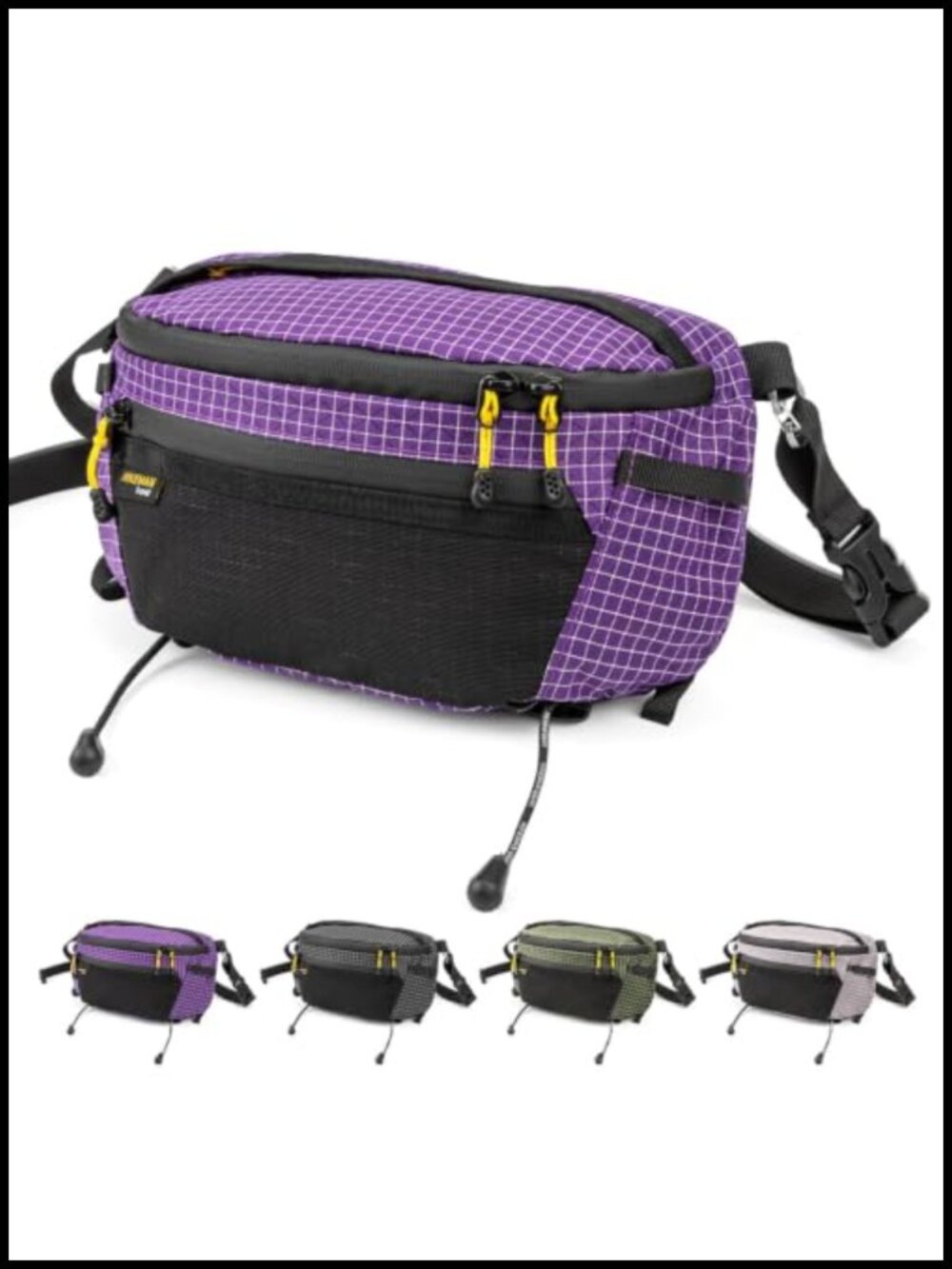 HIKEMAN Lightweight Waterproof Nylon Waist Bag Backpack Phone Pouch